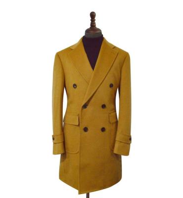 China 2019 Custom Classic Design Cashmere Overcoat Long Anti-Shrink Winter Coats For Men Made Bu China Factory for sale