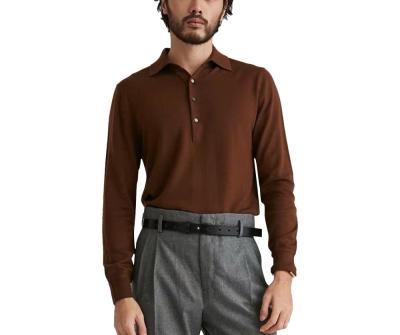 China 2020 Anti-wrinkle Classic Polo Neck Mens Cashmere Sweater for sale