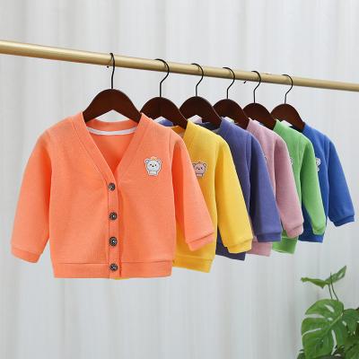 China Polyester Spring Autumn Boys Sweater Jacket New Baby Knitted Cardigan Wholesale Children's Clothing for sale