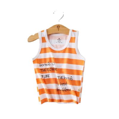 China Anti-Wrinkle New Summer Boys and Girls Summer Tops Boneless Baby Clothes Factory Direct Wholesale Children's Vest Sleeveless Tops for sale