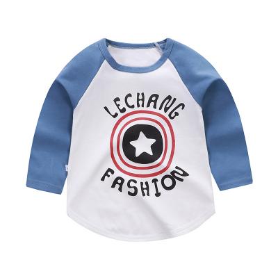 China Wholesale Baby T-shirt Long Sleeve Shirt Cotton Anti-pilling Clothes for sale