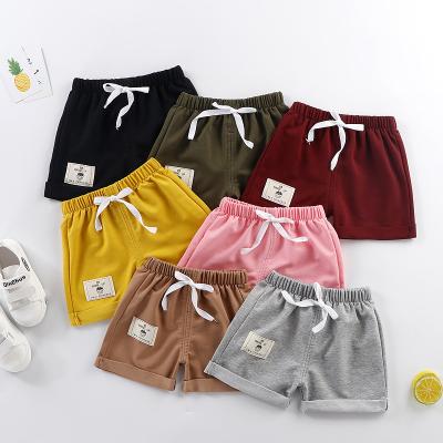 China Wholesale 2021 Summer Soft Short Baby Sweatpants Sweatpants Kids Wear Breathable Boys Girls Shorts for sale