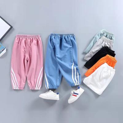 China Spring Children's Anti-pilling Pants Summer Slim Loose Casual Long Pant Baby's Summer Trousers for sale