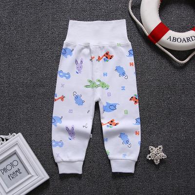 China Spring Anti-pilling Autumn Children Long Johns Cotton Boys Girls Pants Baby High Waist To Protect Belly Pants for sale