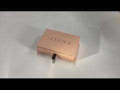 Recyclable Custom Cosmetic Packaging Box Sliding Drawer Essential Oil Paper Box With Plastic Tray