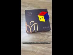 custom stamped logo foil small hot chocolate bon bon packaging gift boxes for safe
