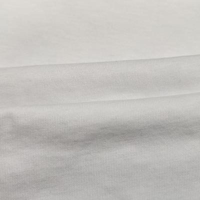 China Wholesale Free Sample Soft Organic White Cotton Fabric Jersey Eco Friendly Fabric Tear-Resistant for sale