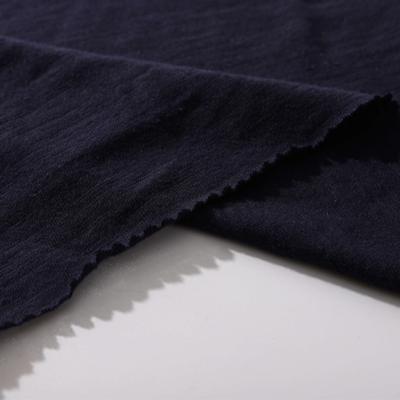 China Free Sample Fashion Tear-Resistant Wick Knitted T-shirt Fabric 100% Cotton Material Sports Shirt Fabric for sale