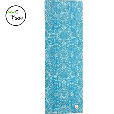 China Yoga Exercises 2021 Hottest Custom CMYK Printing Suede Microfiber Non-Slip Eco-Friendly Yoga Mats for sale