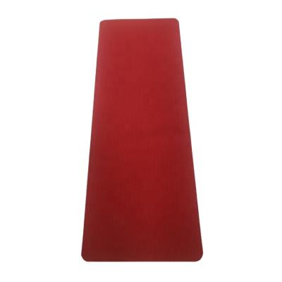 China Factory sale superior durable fitness OEM custom printed personalnized design heated anti slip polyurethane PU natural rubber yoga mat for sale