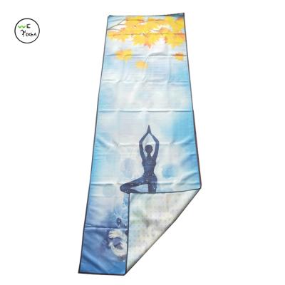 China Wholesale Durable Yoga Towel Manufacturer Customized Anti Slip Yoga Mat Towel for sale