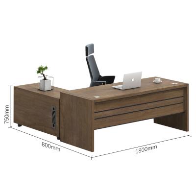 China High quality luxury CEO L shape director table desk modern executive China supply modern desk for boss for sale