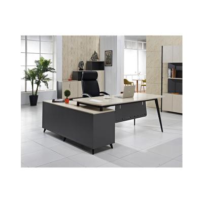 China Simple Custom Made Office Furniture Fashionable Luxury L Shaped Executive Desk for sale