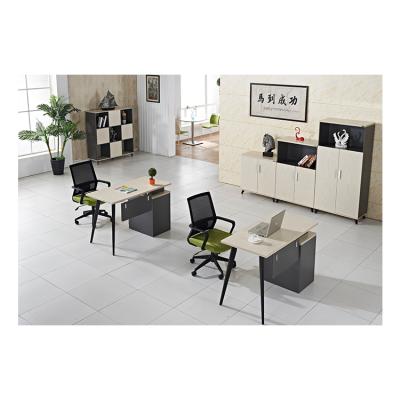 China Office Furniture Single Panel Computer Desk One Seater Table Staff Desk for sale