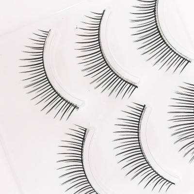 China ZM13 5Pairs Natural Japanese Serious Black Thick Cross Thick False Eyelashes Long Eyelashes Eyelashes Extension Tools for sale