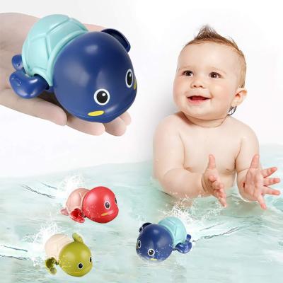 China Wholesale Cute Funny Bath Toys Amazon Turtle Bath Toys Birthday Gifts Summer Bathtub Toys Swim Pool Bath Toys for sale