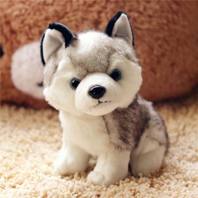 China Kids Toy Gift Cheap Dog Plush Toys Funny Animals Toys Gray OEM Plush Logo Style Time Plush Dog Toy for sale