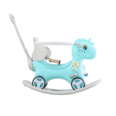 China Children's Toys Trojan Rocking Horse Baby Rocking Horse Baby Toy 1-3 Years Gift Ride On Zebra Rocking Horse Kids Music Trojan for sale