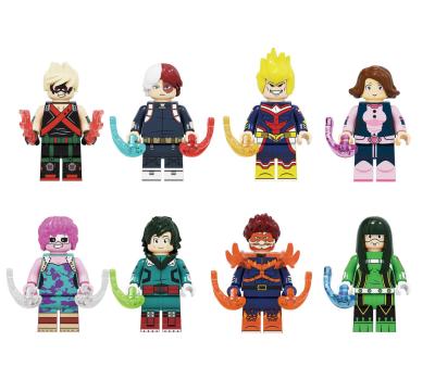 China Campatible Movie Series Anime Action Numbers Collection Toys Legoinglys My Hero Academia Mini Figures Building Blocks for sale