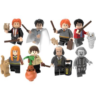 China Hot city series movie devastate mini series hogwarts ron ghost hogg potteres legoinglys figures building block toys for sale