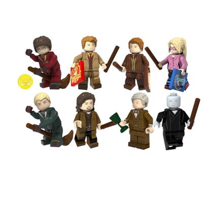 China City Series Movie Characters Devastate Mini Series Hogwarts Potteres Potteres Legoinglys Malfoy Figures Building Block Toys for sale