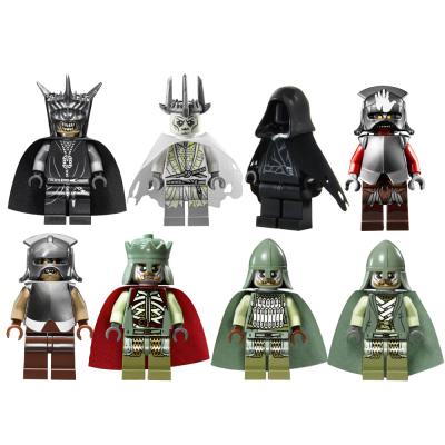 China mini city MOC series movie characters elves beastmen sauron superhero figures building blocks lord of the rings legoinglys for sale