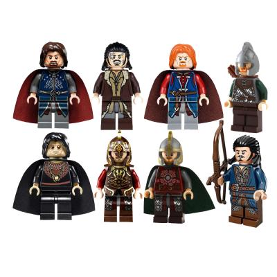 China Mini Town MOC Series Movie Characters King Archer Knight Superhero Sodier Building Blocks Figures for sale