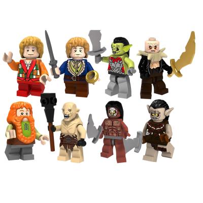 China Lord of the Rings Orc Bonbo Bilbo Bilbo Action Numbers Plastic Building Block MOC Series City Series Toys for sale