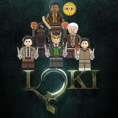 China Figure Building Blocks Children's DIY Toys Movie Legoinglys Marvel Superhero Series MOC Mini Town Loki Disagree Campatible Authority for sale