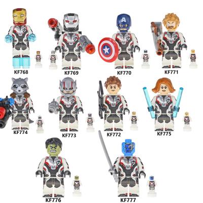 China Building Toy MOC Movie Endgame Space Suit Marvel Superhero Iron Avenge 4 Building Blocks Mini Action Figures for sale