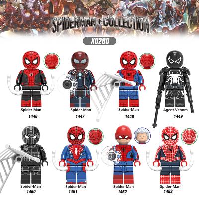 China Building Toy Movie Marvel Superhero Spiderman Venom Revenge Mini Action Figures Building Blocks Kids Toys for sale