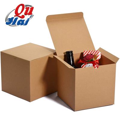 China Recycled Materials Custom Small Luxury Cosmetic Recycled Kraft Box Packaging for sale