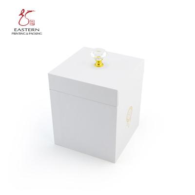 China Recyclable Custom Paper Luxury Gift Candle Packaging Box for sale