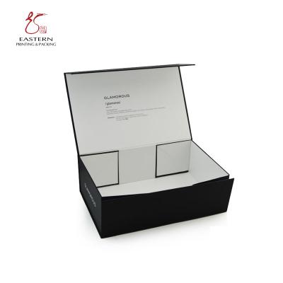 China Recyclable Black Gloss Shoe Box With Flip for sale