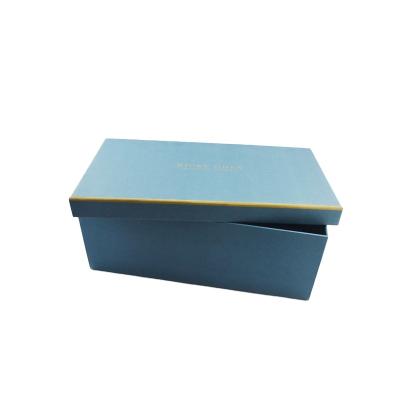 China Bottom&lids Recyclable Rigid High Quality Shoe Storage Box for sale