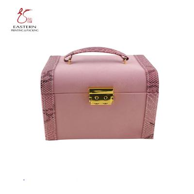 China Disposable Whole Factory Custom Pink Corrugated Christmas Wedding Gift Packaging Box for sale