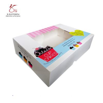 China Recycled Materials Cupcake Box Cake Custom Exquisite Paper Packaging for sale