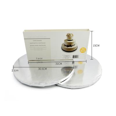 China Round Cake Board/Custom Recyclable Cake Tray Food and Beverage Packaging Corrugated Paper Food, Cake Packaging 10000pcs Acceptable 5-7 Days for sale