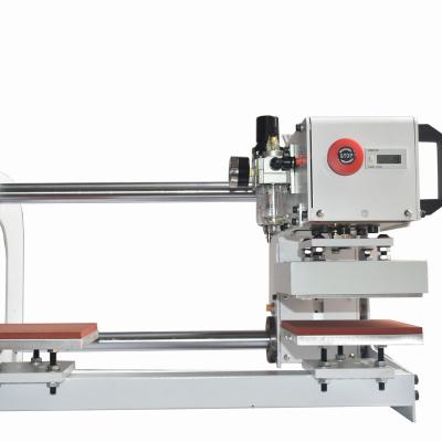 China Garment Shops Big Discount 15X15cm Pneumatic Heat Press Transfer Machine for sale