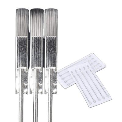 China Cheap 50pcs/box Microblading Tattoo Needle Low MOQ Liner Permanent Disposable Traditional Round Tattoo Needles for sale