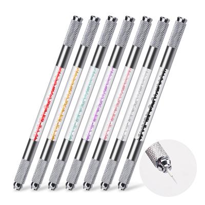 China Amoson Permanent Hot Sale High Quality Stainless Steel Microblading Tool Tattoo Pen for sale