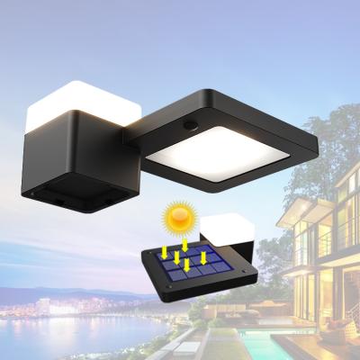 China Garden Supplier Decorative Led Motion Sensor Wall Lamp Wall Light Solar Sensor Outdoor Wall Mounted Solar Garden for sale