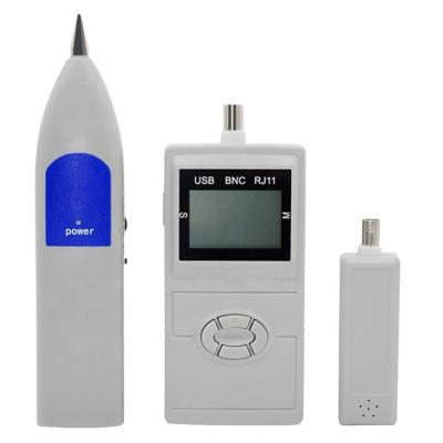 China MultifunctionCable Tester LCD Wire Tracker Wire Length Breakpoint Anti-jamming Tester For RJ45 RJ11 BNC Metal Cable Tester TI-8868 for sale