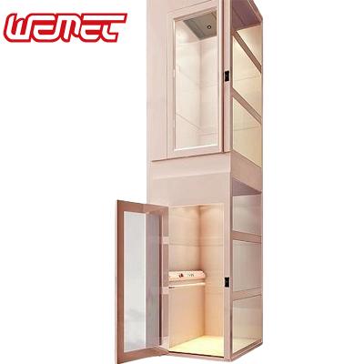 China Residential Passenger Home Elevator Lift Hydraulic Driven 0.1-0.15m/s 16.00m for sale