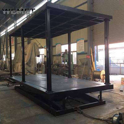 China Various Kind Double Deck Car Lift Guide Rail  Hydraulic System 16m Max Lifting Height 3t Loading Capacity Te koop