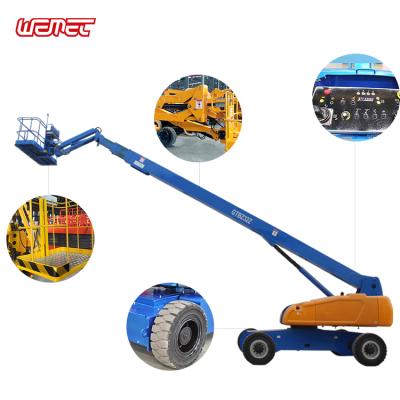 China 16m Self Propelled Electric Telescopic Boom Lifts Hydraulic High Strength Steel 230kg Load Capacity for sale