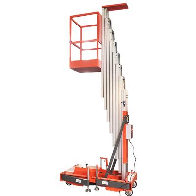 Cina Mobile Vertical Hydraulic Electric Mast Lift Telescopic Aluminum Alloy 1.1kw 2000mm in vendita