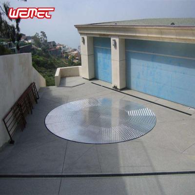 China Carbon Steel Turntable Car Rotating Platform 12 Months Warranty 3000kg-8000kg Loading Capacity for sale