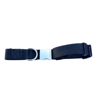 China Sustainable nylon collar with metal buckle for sale