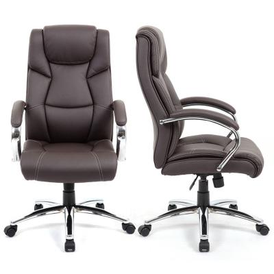 China Chaoya Boss Executive Swivel Computer Leather Office Chairs (Height) Ergonomic Adjustable PU Adjustable Home Chair for sale